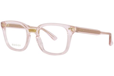 pink gucci eyeglass frames.